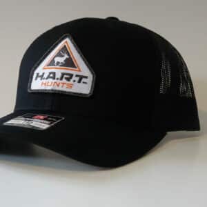 black colored hat with HART logo