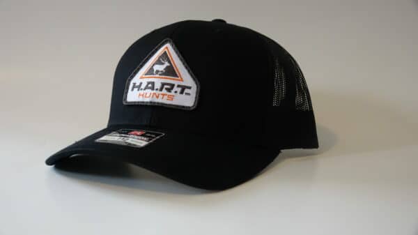 black colored hat with HART logo